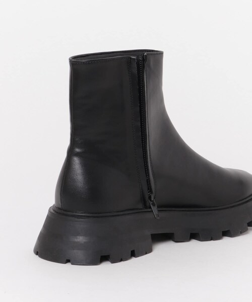 RODE SKO（ロデスコ）の「4センチオーバーソールブーツ（ブーツ・レディース・GYSH-BROWN/BLACK・36/37/38）」の15枚目の写真