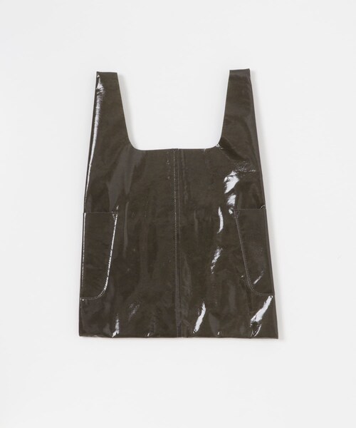 かぐれ（カグレ）の「TIDI DAY AND AUGUST　PVC TOTE S（トートバッグ・レディース・BROWN/BLACK・FREE）」の3枚目の写真