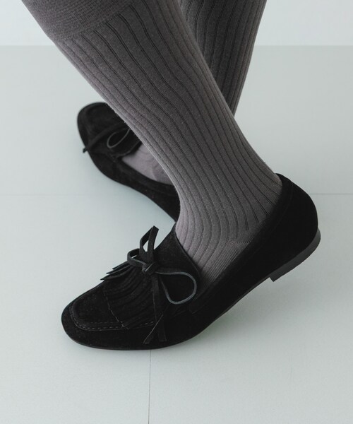 RODE SKO（ロデスコ）の「リボンフリンジローファー（ローファー・レディース・BLACK/BROWN・36/37/38）」の8枚目の写真