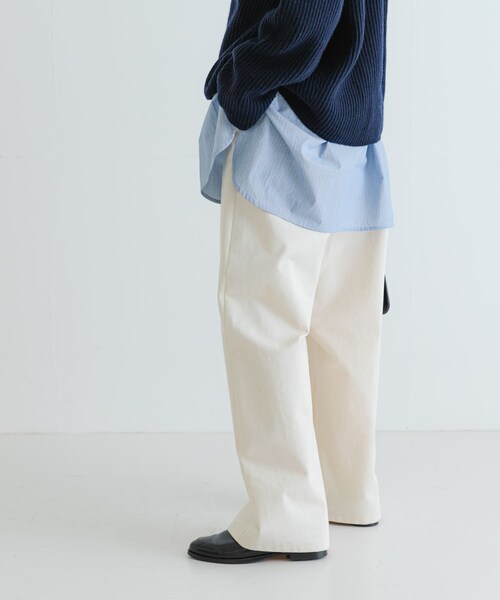 URBAN RESEARCH（アーバンリサーチ）の「チノワイドパンツ（チノパンツ・レディース・BEIGE/NATURAL・36/38）」の5枚目の写真