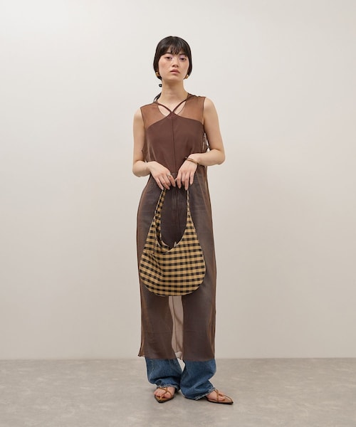 ADAM ET ROPE'(アダムエロペ)の「【COMING OF AGE(カミング オブ エイジ)】HOBO MINI BAG(ショルダーバッグ・レディース・ブラック/キミドリ/ターコイズ/レッド・F)」の15枚目の写真