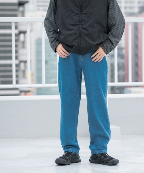 ITEMS URBANRESEARCH（アイテムズ アーバンリサーチ）の「5-pocket DENIM PANTS（デニムパンツ・メンズ・BLK/IDG BLU/BLU・M/L）」の18枚目の写真
