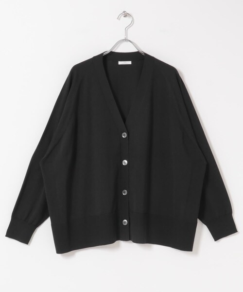 ITEMS URBANRESEARCH(アイテムズ アーバンリサーチ)の「『UVカット/洗濯可』Vネックオーバーカーディガン(楽着シリーズ)(ニット/セーター・レディース・OFF/RED/BEG/BLK・Free)」の19枚目の写真