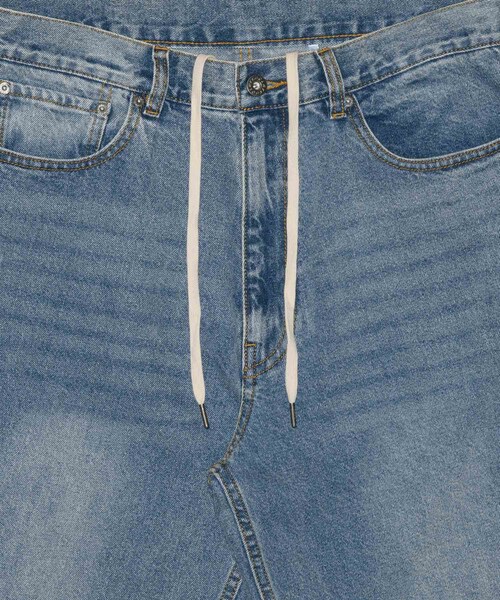URBAN RESEARCH（アーバンリサーチ）の「LOTTO　SUMMER BAGGY DENIM PANTS（デニムパンツ・メンズ・BLACK/INDIGO・M/L/XL）」の13枚目の写真
