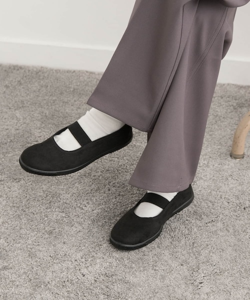 URBAN RESEARCH DOORS（アーバンリサーチドアーズ）の「MOONSTAR　BAND BALLET（スニーカー・レディース・BLACK MONO・23.5/24/24.5）」の3枚目の写真