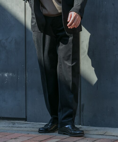URBAN RESEARCH ROSSO（アーバンリサーチロッソ）の「『XLサイズあり』起毛カットツイルセットアップ（セットアップ・メンズ・BLACK/NAVY/BRN KHAKI・S/M/L/XL）」の9枚目の写真