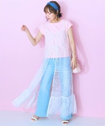 marun | 大きいサイズ レースティアードキャミワンピース marun(ワンピース)