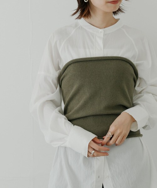 URBAN RESEARCH（アーバンリサーチ）の「ウールカシミヤニットビスチェ（その他トップス・レディース・BLACK/GRAY/KHAKI・FREE）」の20枚目の写真