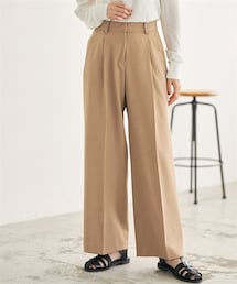 nissen | タックストレートパンツ【OtonaSMILE】(パンツ)