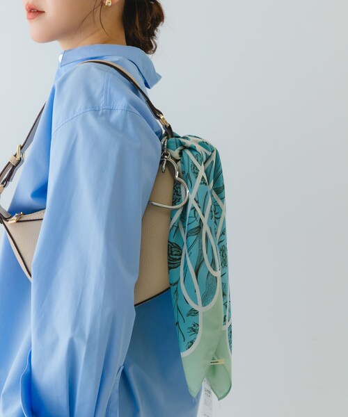 RODE SKO（ロデスコ）の「アソート柄スカーフ（バンダナ/スカーフ・レディース・GREEN/L.BLUE/YELLOW/NAVY・one/One）」の14枚目の写真