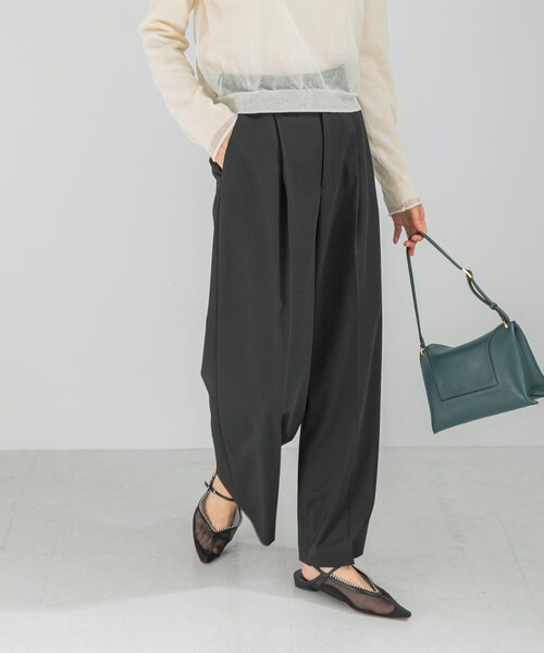 URBAN RESEARCH ROSSO（アーバンリサーチロッソ）の「防シワハイウエストワイドスラックス（その他パンツ・レディース・L/BEIGE/MOCHA/BLACK・34/36/38/TALL）」の10枚目の写真