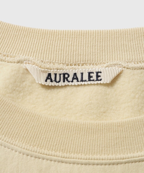 ADAM ET ROPE'（アダムエロペ）の「【AURALEE/オーラリー】ELASTIC HIGH GAUGE SWEAT P/O（スウェット・メンズ・ブラック/キナリ・3/4）」の10枚目の写真