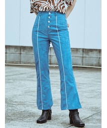 jouetie | パイピングフレアパンツ(その他パンツ)