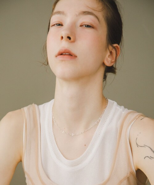URBAN RESEARCH(アーバンリサーチ)の「decor『デコール』 MADELEINE CHAIN NECKLACE(ネックレス・レディース・SILVER・-)」の3枚目の写真