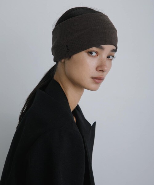URBAN RESEARCH（アーバンリサーチ）の「decor『デコール』　Rib Wide Hairband（ヘアバンド・レディース・GRAY/BLACK/BROWN・-）」の22枚目の写真