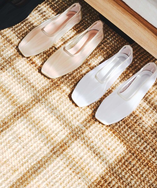 RODE SKO（ロデスコ）の「『MADE IN JAPAN』シアーフラットシューズ（バレエシューズ・レディース・BLACK/BEIGE/WHITE・36/37/38）」の22枚目の写真