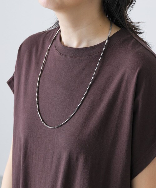 かぐれ（カグレ）の「ERICKA NICOLAS BEGAY　PLAIN DESIGN NECKLACE 70（ネックレス・レディース・SHINY/OXIDIZED・70）」の2枚目の写真