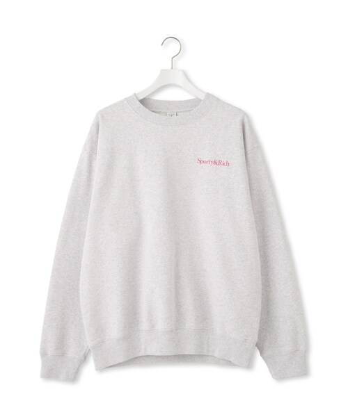 ADAM ET ROPE'(アダムエロペ)の「【J'aDoRe限定】【Sporty&Rich(スポーティー アンド リッチ)】NY Motion Crewneck(スウェット・レディース・ライトグレー・S)」の3枚目の写真