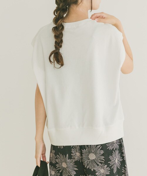 ITEMS URBANRESEARCH（アイテムズ アーバンリサーチ）の「裏毛ノースリーブベスト（ベスト・レディース・OFF/GRY/GRN・FREE）」の9枚目の写真