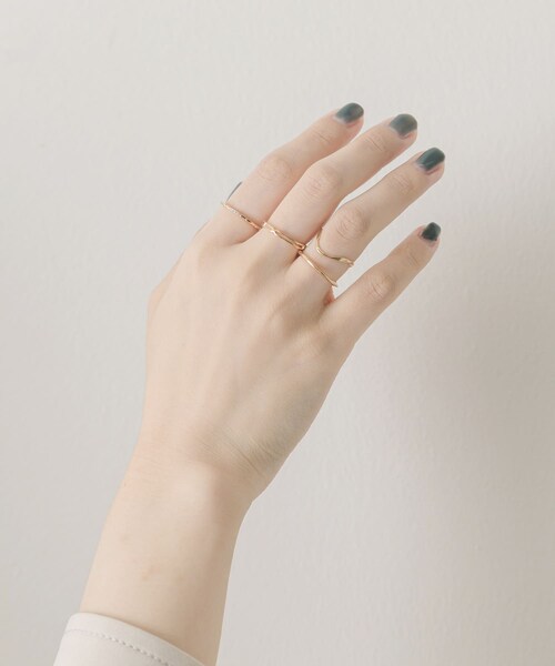 SMELLY（スメリー）の「4セットリング（リング・レディース・GLD・-）」の4枚目の写真