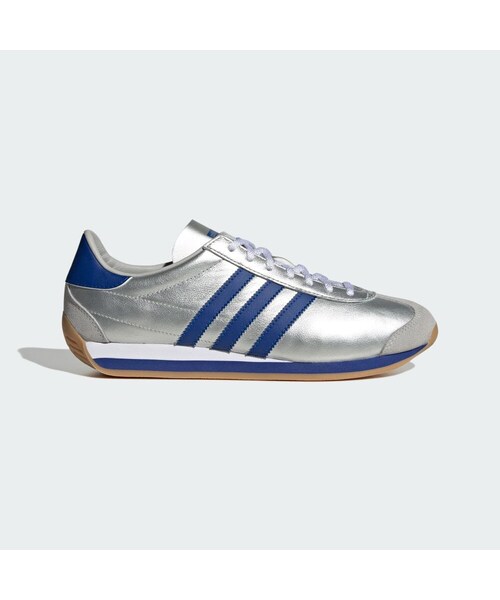 adidas（アディダス）の「カントリー OG / Country OG（シューズ・メンズ・シルバー/ホワイト/ブラック・22.0cm/22.5cm/23.0cm/23.5cm/24.0cm/24.5cm/25.0cm/25.5cm/26.0cm/26.5cm/27.0cm/27.5cm/28.0cm/28.5cm/29.0cm/29.5cm/30.0cm/30.5cm/31.0cm/32.0cm/31.5cm）」の5枚目の写真