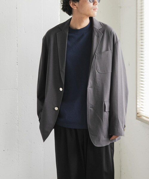 URBAN RESEARCH DOORS(アーバンリサーチドアーズ)の「FORK&SPOON TRテーラードジャケット(テーラードジャケット・メンズ・CHARCOAL/NAVY・4/5)」の7枚目の写真