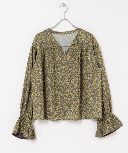 URBAN RESEARCH ROSSO（アーバンリサーチロッソ）の「スモールフラワープリントブラウス（シャツ/ブラウス・レディース・YELLOW/BLUE GRAY・Free）」の8枚目の写真