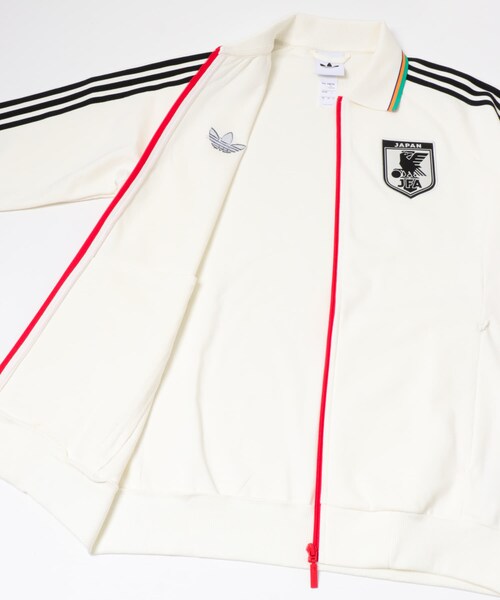 URBAN RESEARCH（アーバンリサーチ）の「adidas　サッカー日本代表 2026 アウェイ アンセムジャケット（テーラードジャケット・メンズ・オフホワイト・L/XL）」の9枚目の写真