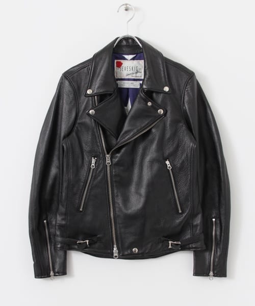 SEVESKIG 別注GOAT SKIN S-RIDERS JACKET