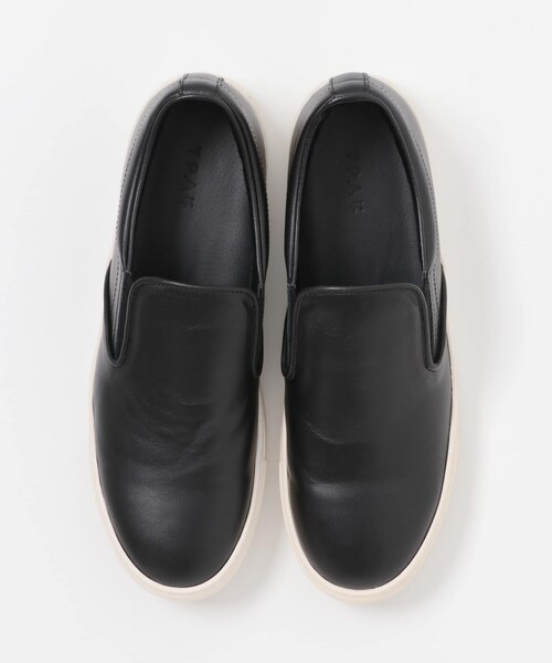 URBAN RESEARCH（アーバンリサーチ）の「YOAK　LILY SMOOTH（スリッポン・メンズ・WHITE/BLACK・40/41/42）」の9枚目の写真