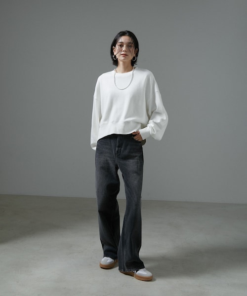 ADAM ET ROPE'（アダムエロペ）の「【公式サイト限定】【adidas（アディダス）】SAMBA XLG/サンバ（スニーカー・レディース・ブラック/ホワイト・22.5/23.5/24.5）」の12枚目の写真