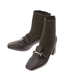 MERCURYDUO | ソックスローファーブーツ(ブーツ)