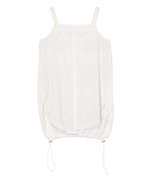 UN3D.（アンスリード）の「LAYERED SHIRT CAMISOLE（キャミソール・レディース・ホワイト/ミックス・36/38）」の3枚目の写真