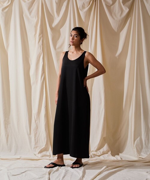 Saturdays NYC（サタデーズ ニューヨークシティ ）の「Jess Satin Tank Onepiece Dress（ワンピース・レディース・ブラック/ブラウン・L/M/S）」の22枚目の写真