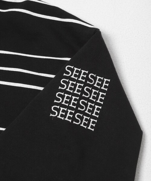 URBAN RESEARCH(アーバンリサーチ)の「SEE SEE SUPER BIG LS TEE (MULTI BORDER)(Tシャツ/カットソー・メンズ・WHITE/BLACK/GREY M/NAVY・M/L/XL/XXL)」の12枚目の写真