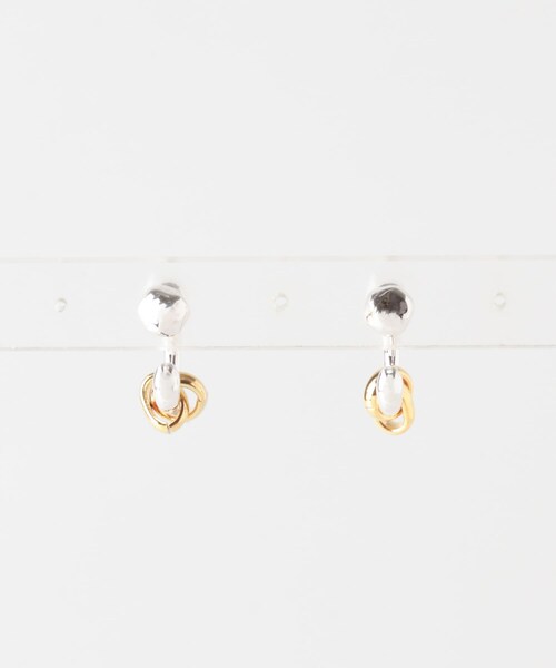 URBAN RESEARCH Sonny Label（アーバンリサーチサニーレーベル）の「LAPUIS　Drop Flow Coil　ピアス（ピアス（両耳用）・レディース・ゴールド/マルチ・One）」の6枚目の写真