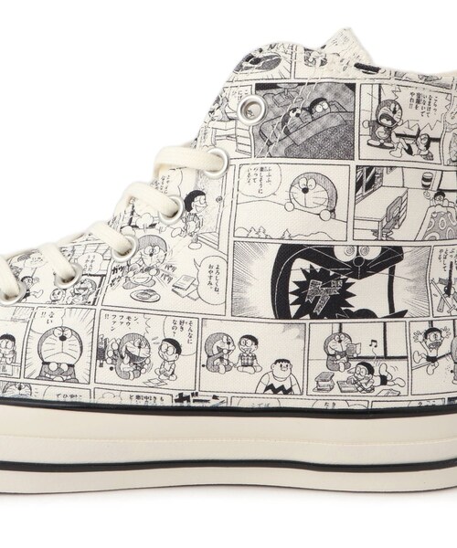 JUNRED（ジュンレッド）の「【J'aDoRe限定】【CONVERSE/コンバース】ALL STAR AGED CP HI/DORAEMON/オールスターエイジドＣＰＨＩドラえもん（スニーカー・レディース・ホワイト・26/27/28）」の12枚目の写真