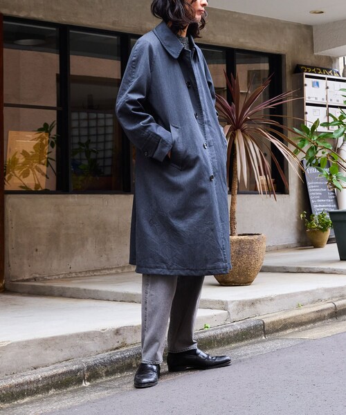 ADAM ET ROPE'（アダムエロペ）の「【AMC】Stefan（ステンカラーコート・メンズ・グレー・44/46/48）」の6枚目の写真