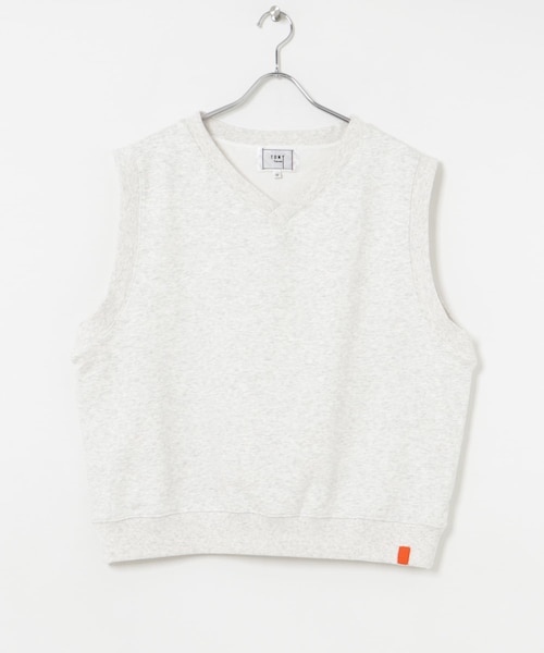THE GOODLAND MARKET（ザグッドランドマーケット）の「TONY　MM SWEAT VEST（ベスト・メンズ・BLK/杢ASH・M/XL）」の2枚目の写真