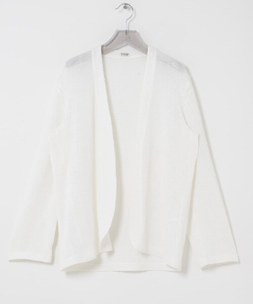 URBAN RESEARCH(アーバンリサーチ)の「PURLAM WASHI L-G TENJIKU JACKET(ニット/セーター・メンズ・WHITE/BLACK・2/3)」の6枚目の写真