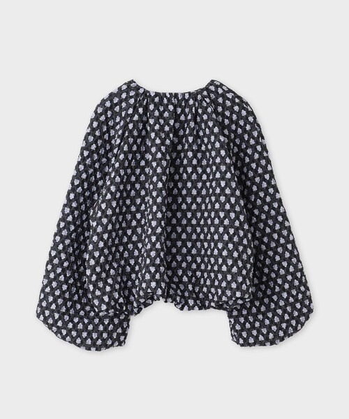 ROPE'(ロペ)の「【Masaco Teranishi(マサコテラニシ)】FRAGA JACQUARD BLOUSON|ブルゾン(ブルゾン・レディース・ブラック・38)」の5枚目の写真