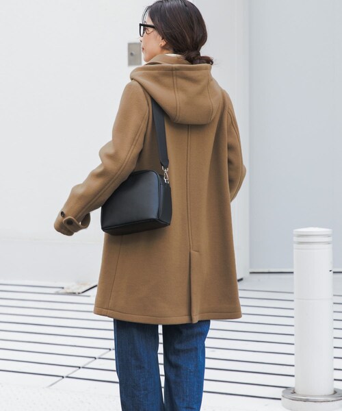 URBAN RESEARCH DOORS(アーバンリサーチドアーズ)の「ショールカラー2WAYロングコート(テーラードジャケット・レディース・CAMEL/NAVY・S/M)」の18枚目の写真