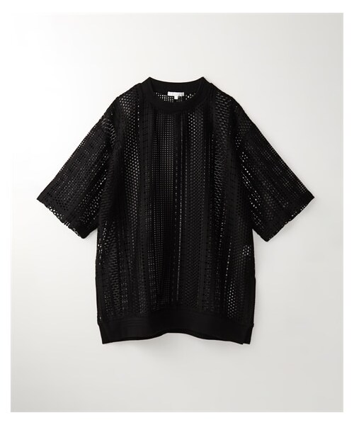 nissen（ニッセン）の「レースシアーオーバーサイズTシャツ（Tシャツ/カットソー・メンズ・ネイビー/黒・M/L/LL/3L/4L/5L/6L/8L/10L）」の3枚目の写真