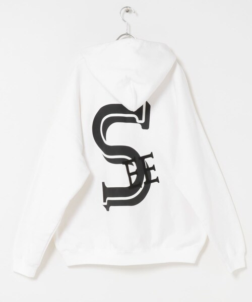 URBAN RESEARCH(アーバンリサーチ)の「SEE SEE SWEAT HOODIE(パーカー・メンズ・WHITE/BLACK・M/L/XL/XXL)」の6枚目の写真