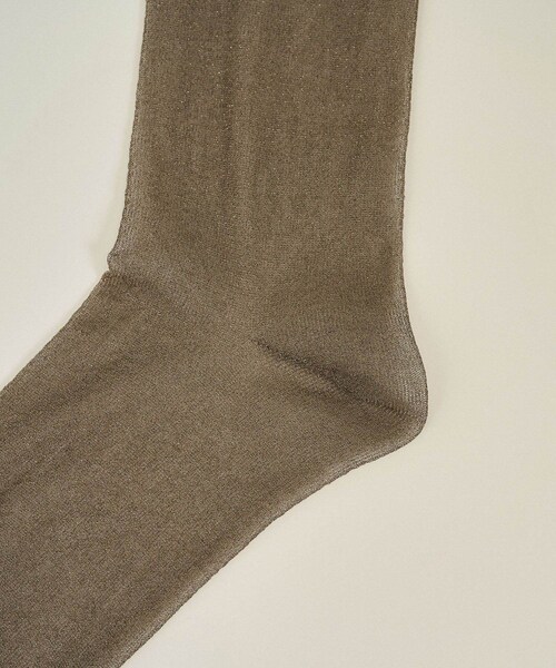 ADAM ET ROPE'（アダムエロペ）の「シアーラメソックス（ソックス/靴下・レディース・ベージュ/その他・F）」の6枚目の写真