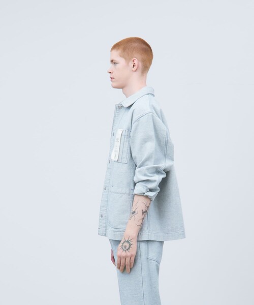 THE GOODLAND MARKET（ザグッドランドマーケット）の「ザ グッドランド マーケット　RE DENIM COVERALL（デニムジャケット・メンズ・L.INDIGO・1/2/3）」の8枚目の写真