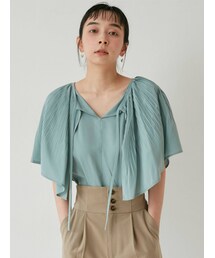 LAGUNAMOON | プリーツケープブラウス(シャツ/ブラウス)