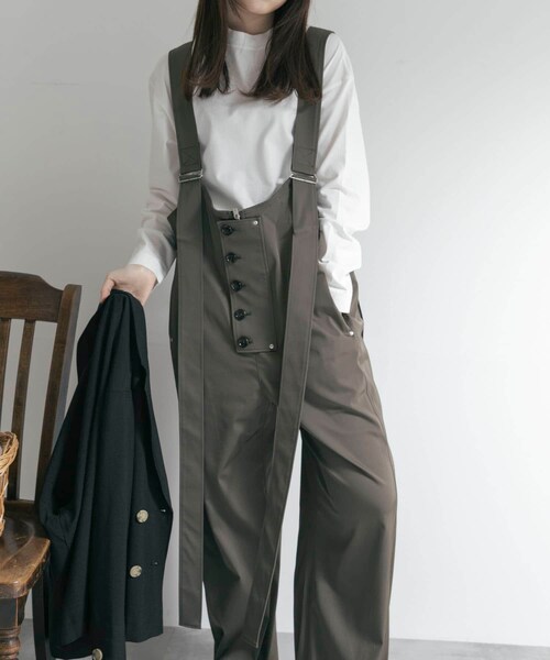 THE GOODLAND MARKET（ザグッドランドマーケット）の「ザ グッドランド マーケット　#200426 overall（サロペット/オーバーオール・レディース・KHAKI・FREE）」の7枚目の写真