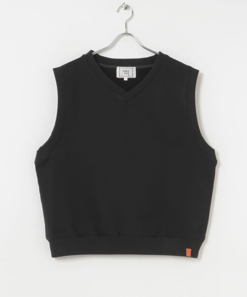 THE GOODLAND MARKET（ザグッドランドマーケット）の「TONY　MM SWEAT VEST（ベスト・メンズ・BLK/杢ASH・M/XL）」の11枚目の写真