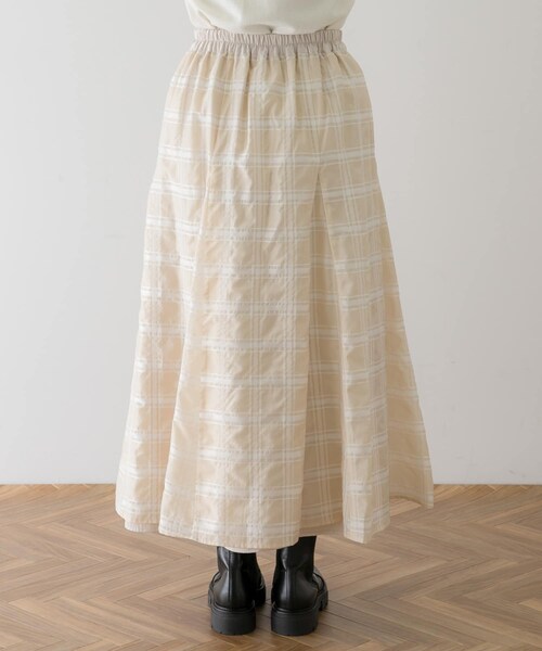 URBAN RESEARCH Sonny Label（アーバンリサーチサニーレーベル）の「リバーシブルチェックスカート（スカート・レディース・ブラック/ベージュ・FREE）」の14枚目の写真